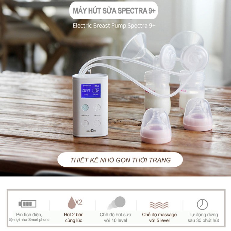 Máy hút sữa Spectra 9 plus