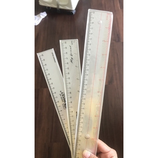 Thước thẳng sắt 30cm đo thảm xốp