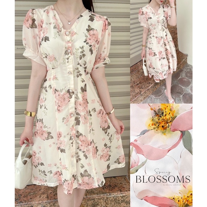 ĐẦM HOA HỒNG CHIẾT LY NGỰC