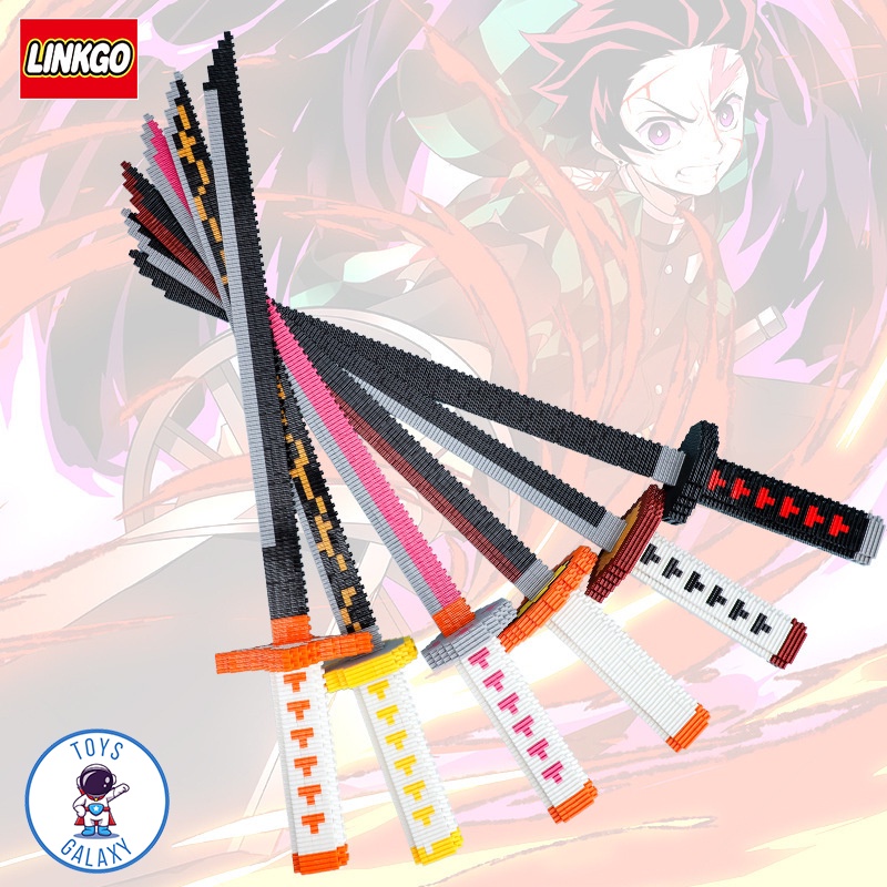 Đồ Chơi Lắp Ráp LINKGO Mô Hình Nhật Luân Kiếm Trong Thanh Kiếm Diệt Quỷ / Kimetsu no Yaiba / Demon Slayer