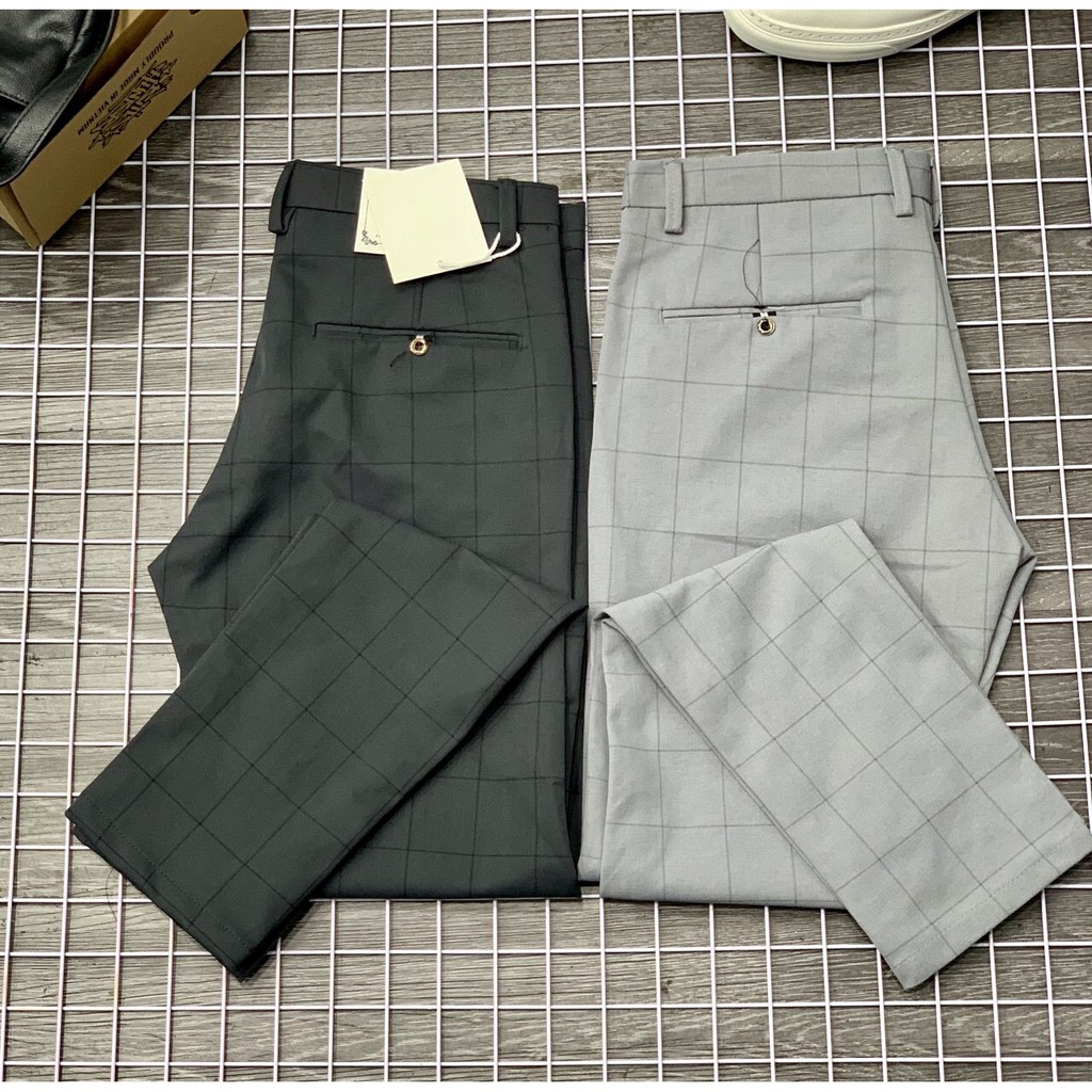 Quần tây âu hàn quốc! Tây âu kẻ sọc nhiều màu cao cấp (KÈM ẢNH THẬT) | BigBuy360 - bigbuy360.vn