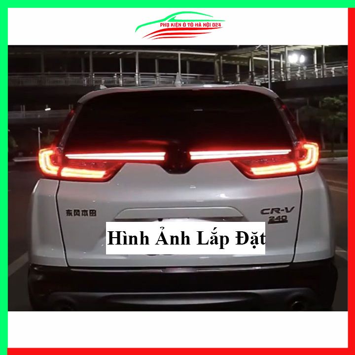 Ốp tay cốp sau có đèn led CRV 2018-2023 ánh sáng đỏ trang trí xe