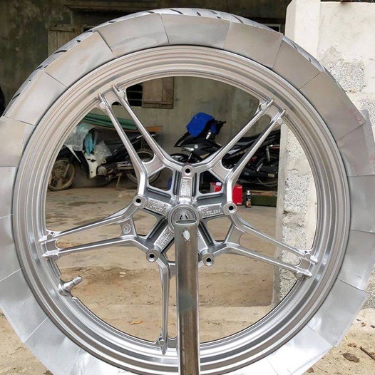 Combo Sơn xịt Samurai Màu Bạc PS 124 đầy đủ Lót Màu Keo