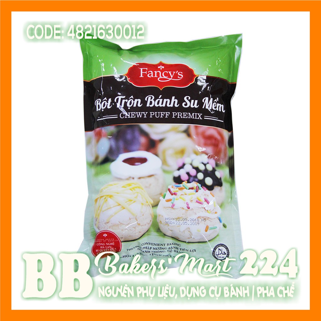 1KG - Bột trộn sẵn làm VỎ bánh SU MỀM hiệu FANCY'S