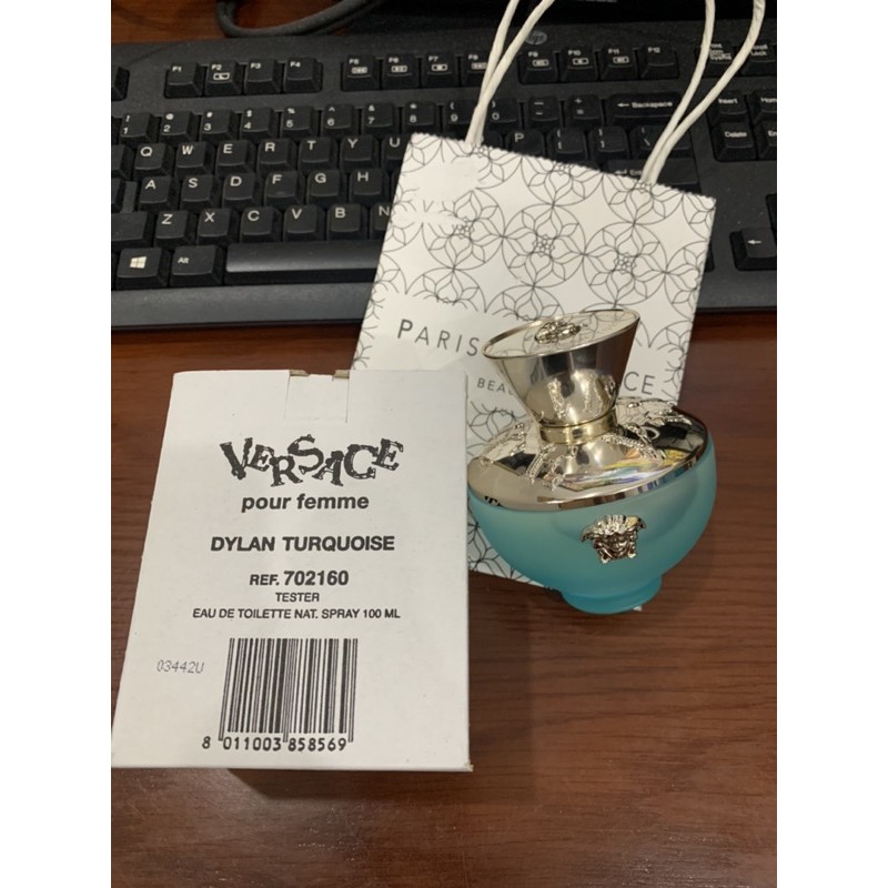 Nước hoa Tester Versace Pour Femme Dylan Turquoise 100ml (hộp tester)