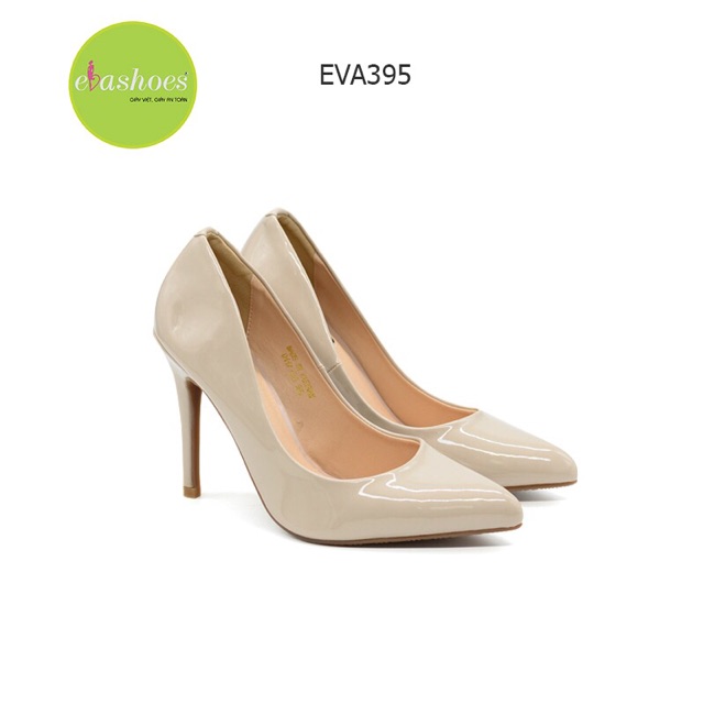 [Mã BMLTA50 giảm 10% đơn 99K] Giày Cao Gót Đế 9cm Evashoes - EVA570 (Màu Đen, Kem)