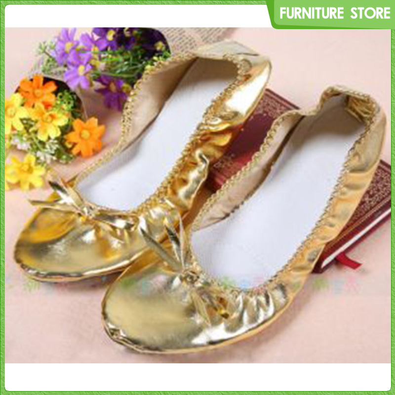 Leather Belly Shoes Dance Shoes Yoga Gym Shoes for Wedding, Party, Performance