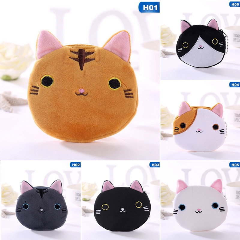 Tmdbyx Ví đựng tiền xu họa tiết hình mèo đáng yêu xinh xắn