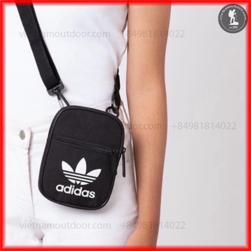 [ FLASH SALE ] Túi Đeo Chéo thể thao nam/nữ - Đen chữ trắng [ BẢO HÀNH TRỌN ĐỜI ] XỊN