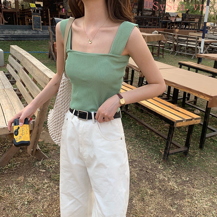 Áo hai dây nữ phong cách quyến rũ trẻ trung