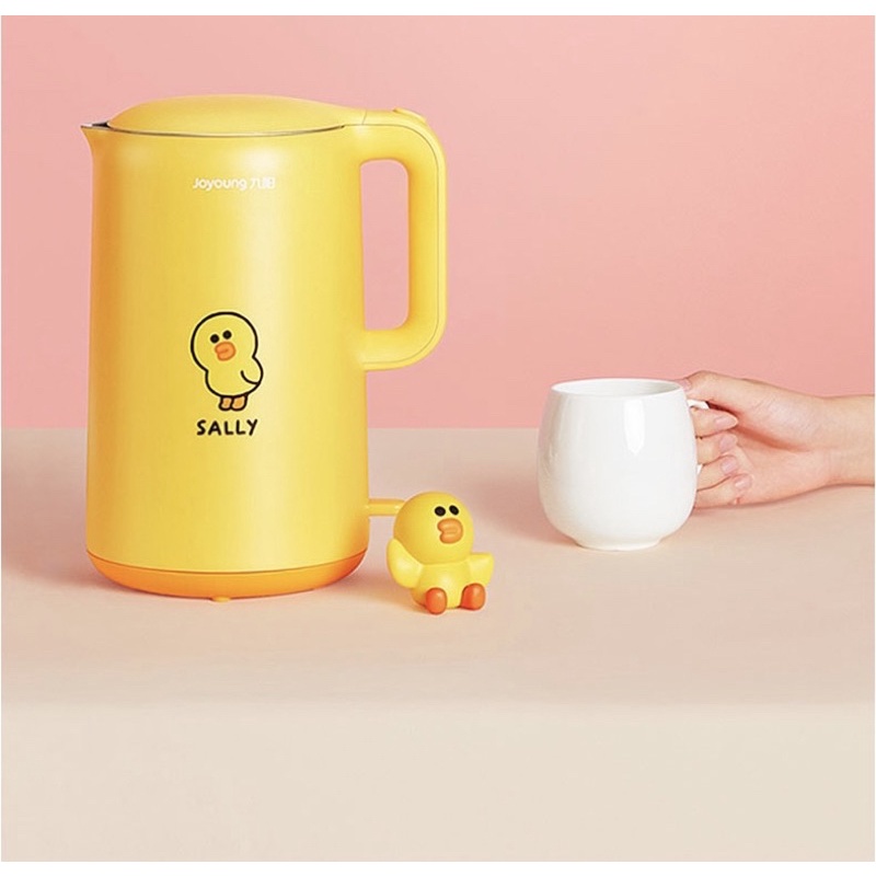 Joyoung / Ấm đun nước siêu tốc màu vàng hình vịt sally 1.7L