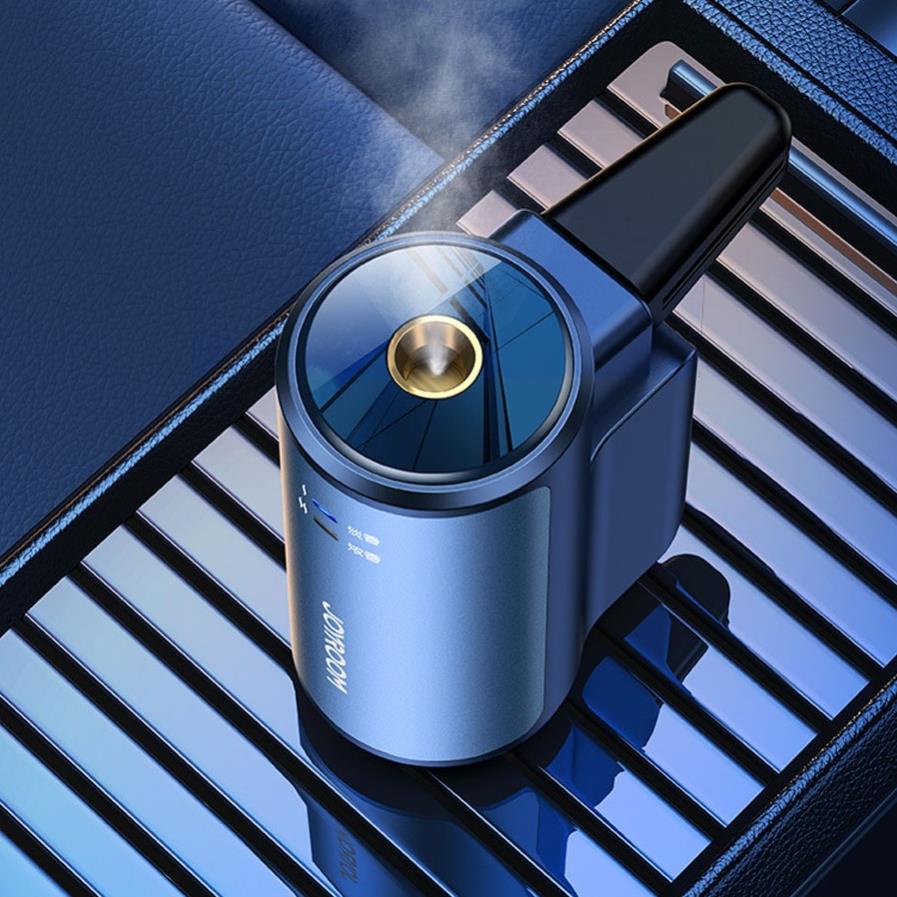 Máy phun sương ô tô dạng nano chính hãng Joyroom - kẹp khe gió làm thơm và cấp ẩm dùng pin 220mAh siêu bền