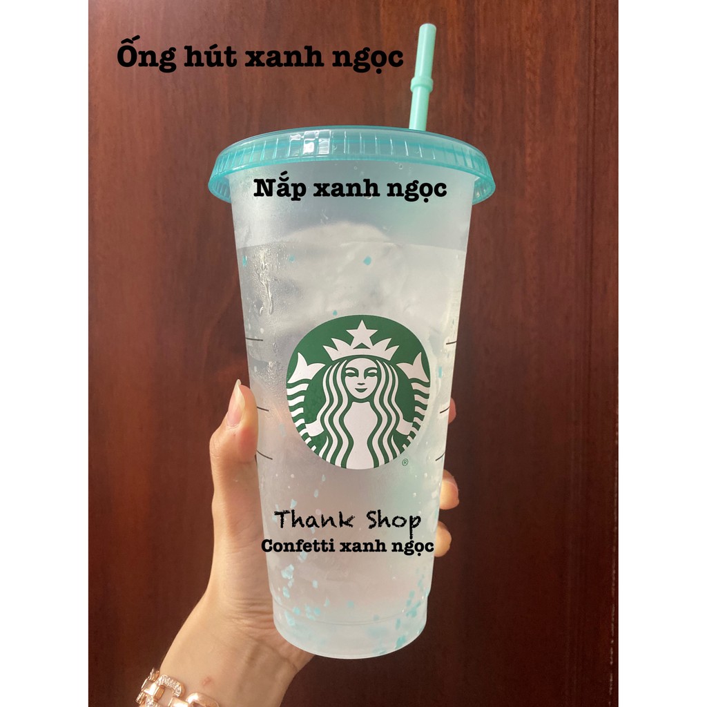 BILL US - Ly nhựa nước lạnh tái sử dụng Starbucks Reusable cold cup Original size venti