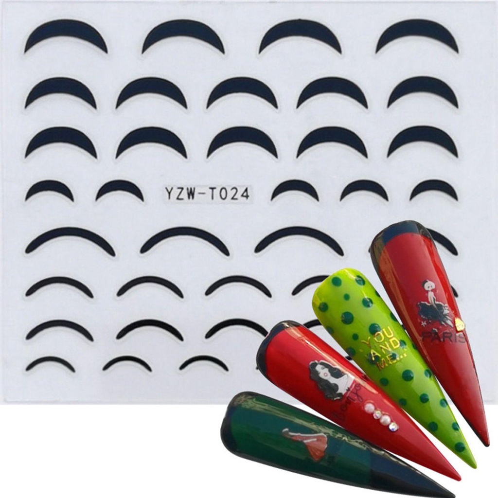 BEAUTY 1 Tờ Miếng Dán Trang Trí Móng Tay In Chữ Tiếng Nga Thời Trang Dành Cho Nữ