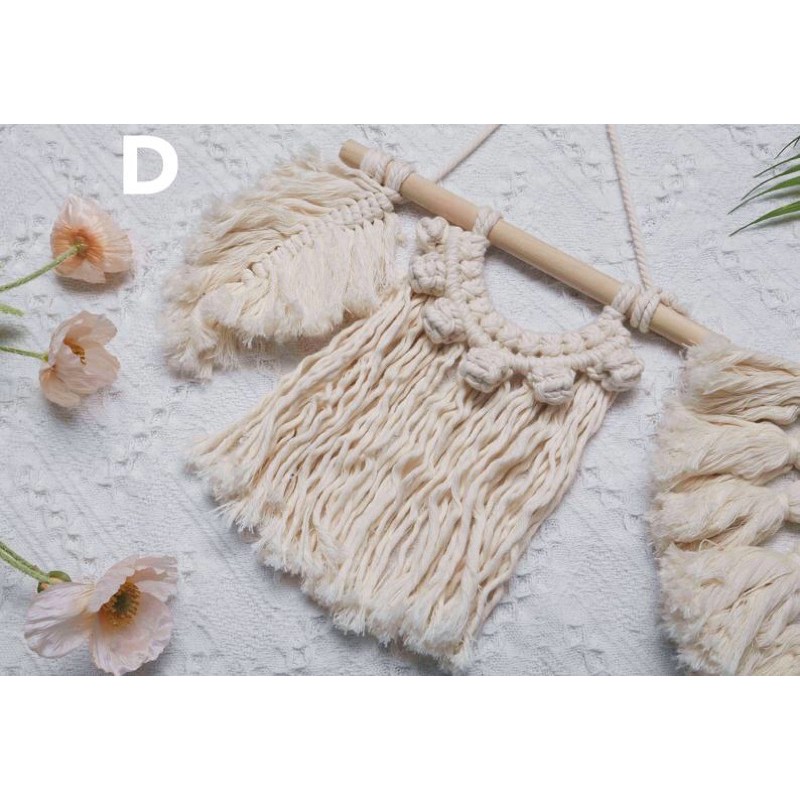 Macrame mini trang trí, decor phòng cực yêu