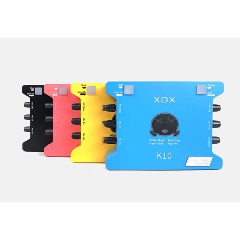 Sound card XOX K10 Phiên Bản Tiếng Anh - Kỷ Niệm 10 Năm Thành Lập Thương Hiệu XOX Phiên Bản Giới Hạn