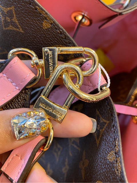 Túi Da Dây Rút Size 25 lót da 2 quai đeo kèm ảnh thật tự chụp (k hộp) | BigBuy360 - bigbuy360.vn