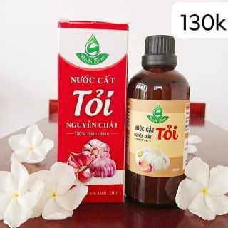 NƯỚC CẤT TỎI NGUYÊN CHẤT