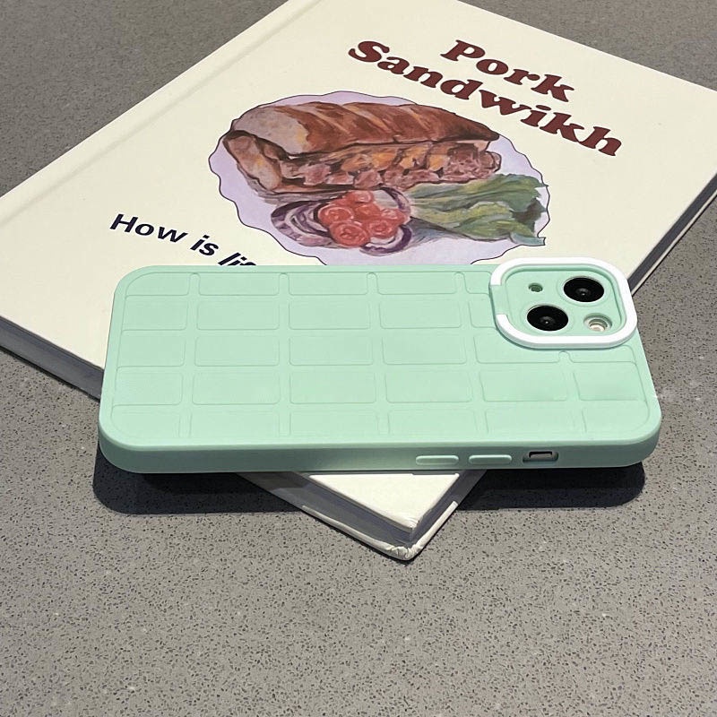 Ốp Điện Thoại Họa Tiết Ca Rô Kèm Giá Đỡ Ẩn Cho iphone 12 13 11 Pro Max X Xs Max Xr Ogf6