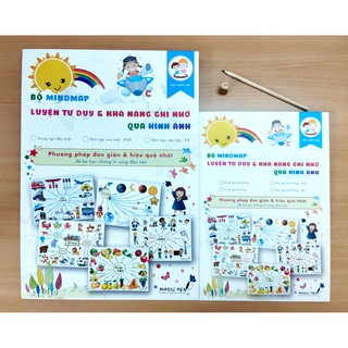 Mindmap - Sơ đồ tư duy (thẻ học thông minh) giáo dục sớm | Khổ A4 - Có file nghe Anh - Việt (riêng biệt) kèm theo