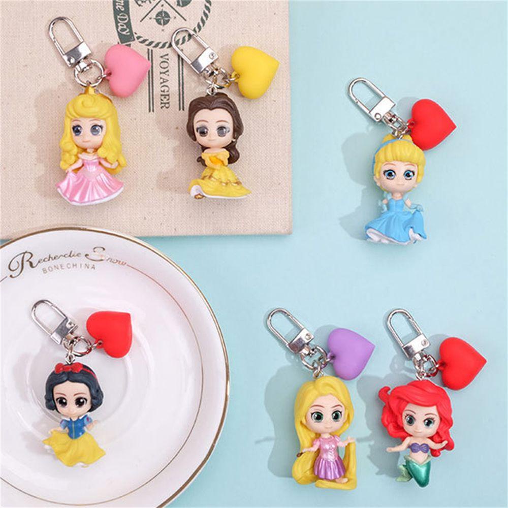 Móc Khóa Hình Công Chúa Rapunzel Dễ Thương Giá Đỡ