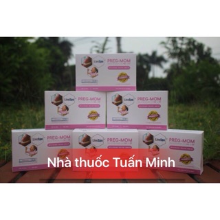 Combo 2 hộp Preg Mom - Men vi sinh số 1 điều trị táo bón, biếng ăn, rối loạn tiêu hóa cho mẹ và bé