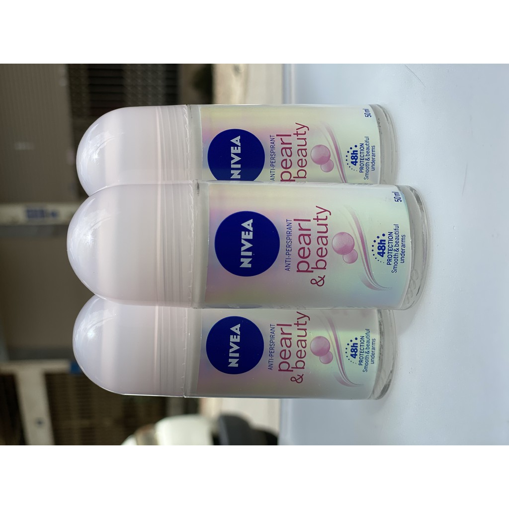 Lăn nách khử mùi Nữ nivea Ngọc trai của Đức loại to 50ml