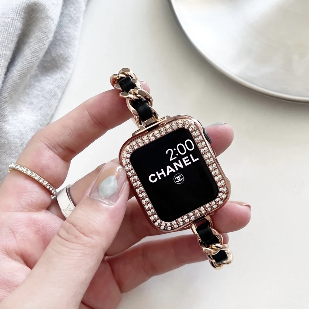 Dây Đeo Inox Thời Trang Cho Đồng Hồ Thông Minh Apple Watch 49 38 40 42 44 41 45mm Series 1 / 2 / 3 / 4 / 5 / 6 / SE / 7