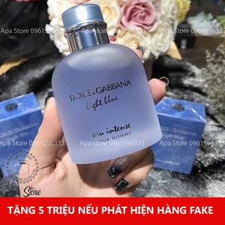 [Chính Hãng] Nước Hoa Nam Dolce Gabbana Light Blue Eau Intense Chai 5ml-10ml-20ml