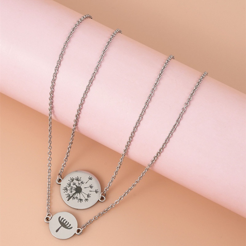 Set 2 Vòng Tay Mặt Khắc Chữ Cho Mẹ Và Bé