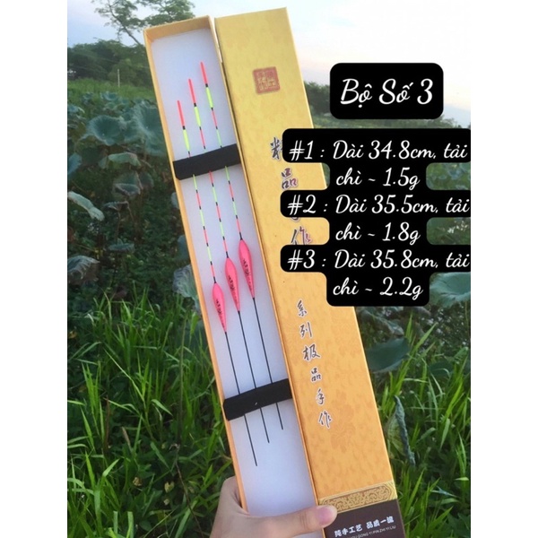 Combo 3 phao nano chuyên Rô, diếc , chép siêu nhạy cá