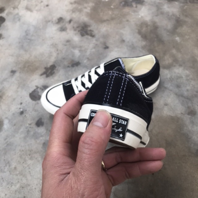 [Mã FAGREAT245 giảm 8% tối đa 50K đơn từ 250K] GIÀY CV 1970s Đen Cổ Thấp (Mũi bóng, lót xanh, full box) | BigBuy360 - bigbuy360.vn