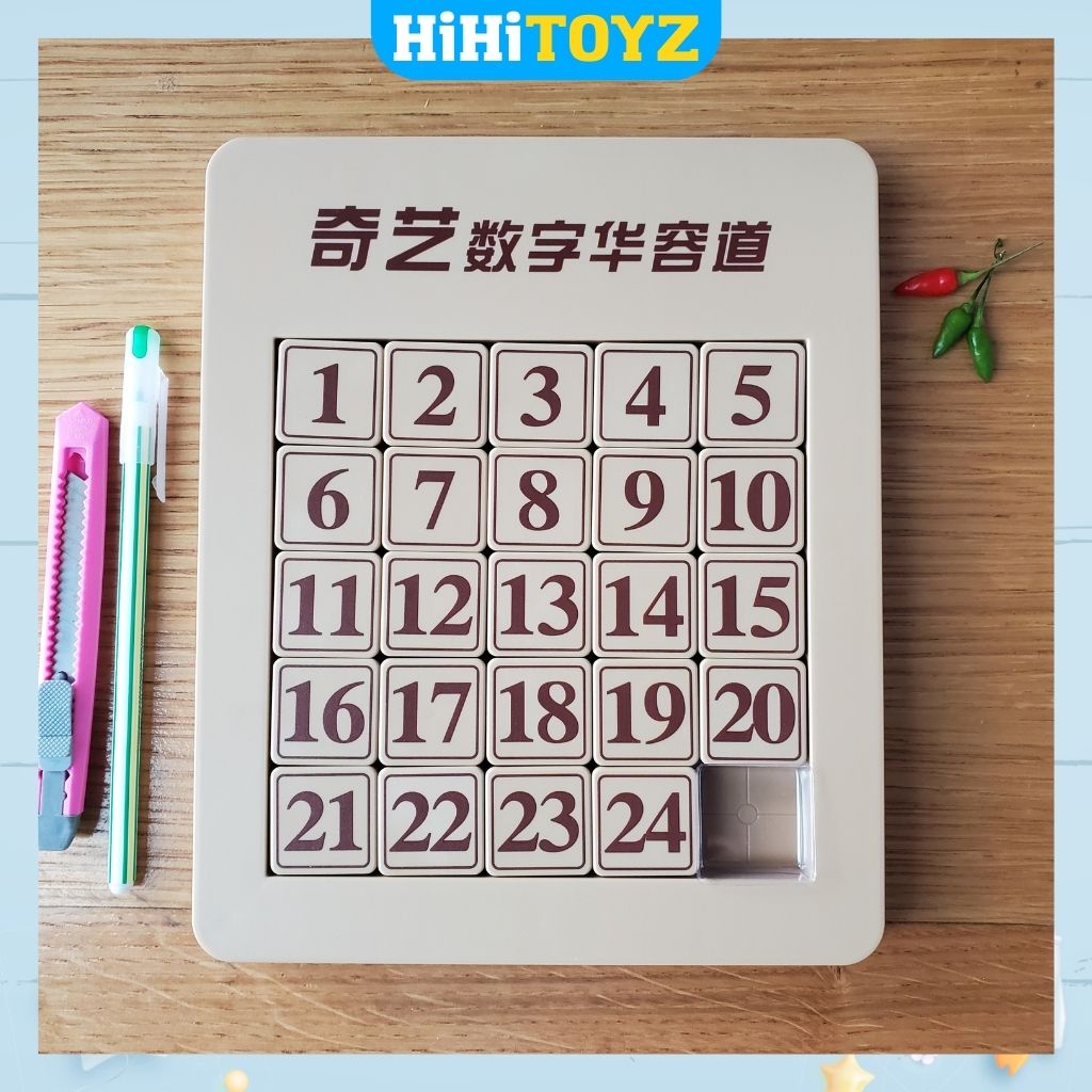 Klotski Bảng Trượt Số Nam Châm Từ Tính Cao Cấp cho bé, Đồ chơi thông minh phát triển tư duy bé 7 tuổi trở lên