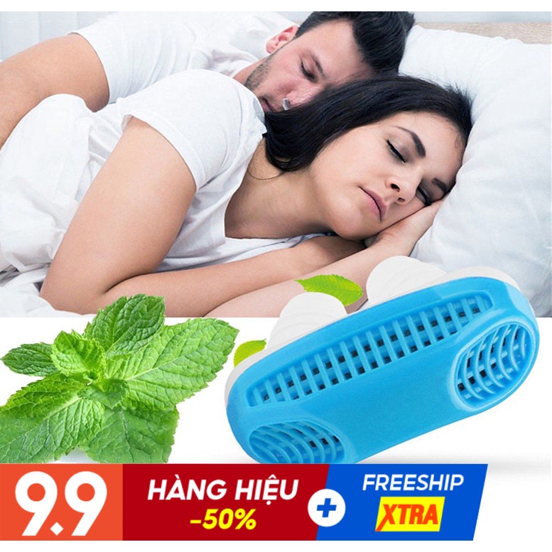 Dụng cụ hỗ trợ chống ngủ ngáy và lọc khí 2 in 1 chính hãng