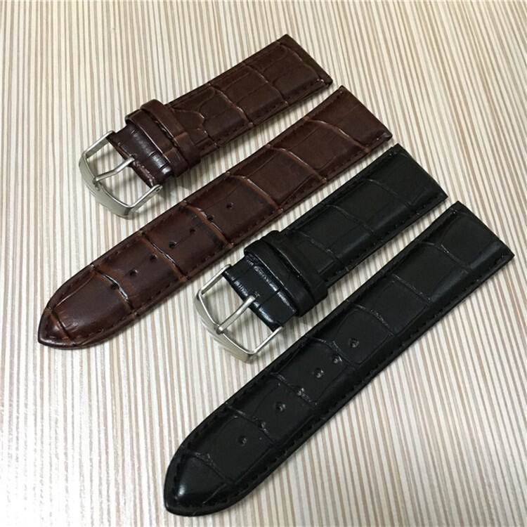 Dây Đeo Đồng Hồ Bằng Da Nhân Tạo 12Mm 14mm 16mm 18mm 20mm 22mm 24mm