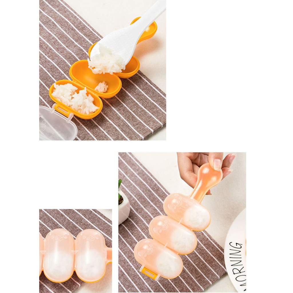 Bộ khuôn lắc cơm tạo hình cho bé ăn dặm