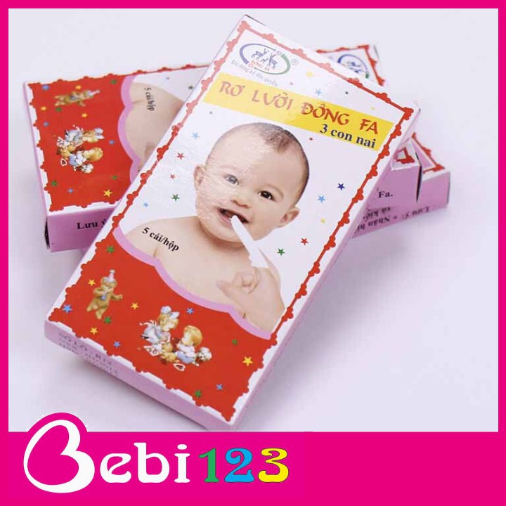 Set 5 hộp Gạc Rơ Lưỡi Vải Đông Fa Cho Bé