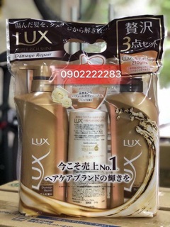Lux- set 3 dầu gội ,xả,dưỡng