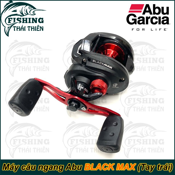 Máy Câu Ngang Abu Black Max 6.4:1 Tay Quay Trái Dùng Cho Cần Máy Ngang Câu Lure