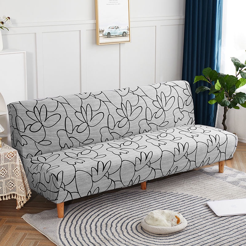 Vỏ Bọc Đệm Ghế Sofa Không Tay Gấp Gọn Co Giãn Chống Trượt Chống Bụi Hiện Đại