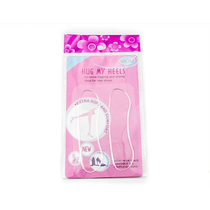 2 Miếng Lót Gót Giày silicon Nữ HICKIES LACING SYSTEM Silicon Giúp Giảm Đau Chân, Chống Nhấc Gót Giầy