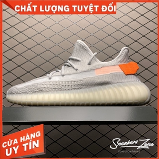 giày thể thao sneaker nam nữ YZ 350 V2 Tail Light xám móc cam