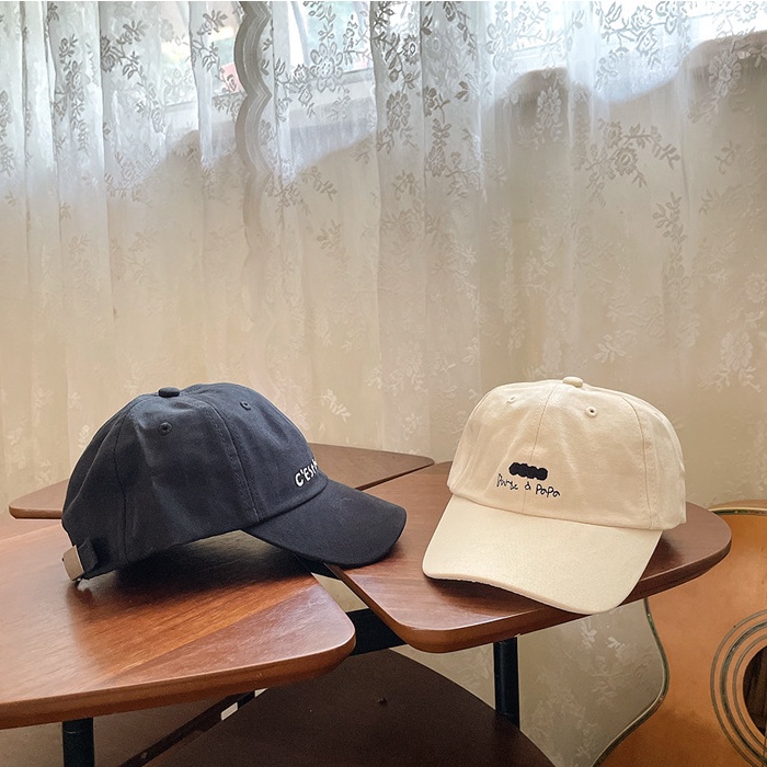 Mũ Lưỡi Trai Thêu Chữ Cherry Phong Cách Hàn Quốc Cho Bé