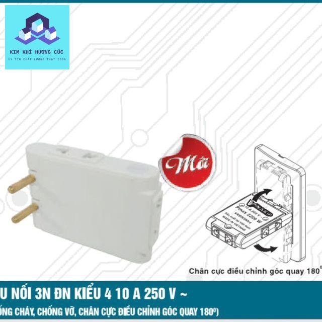 Phích cắm dẹt 1 ra 3