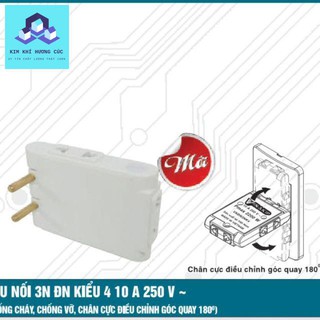 Phích cắm dẹt 1 ra 3 vs 5
