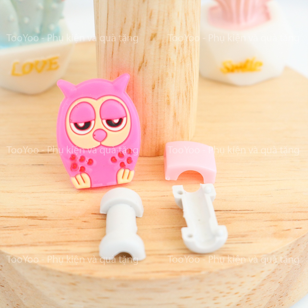 Phụ kiện bảo vệ đầu sạc, tai nghe, dây điện,...được chọn mẫu dễ thương cute TY0226