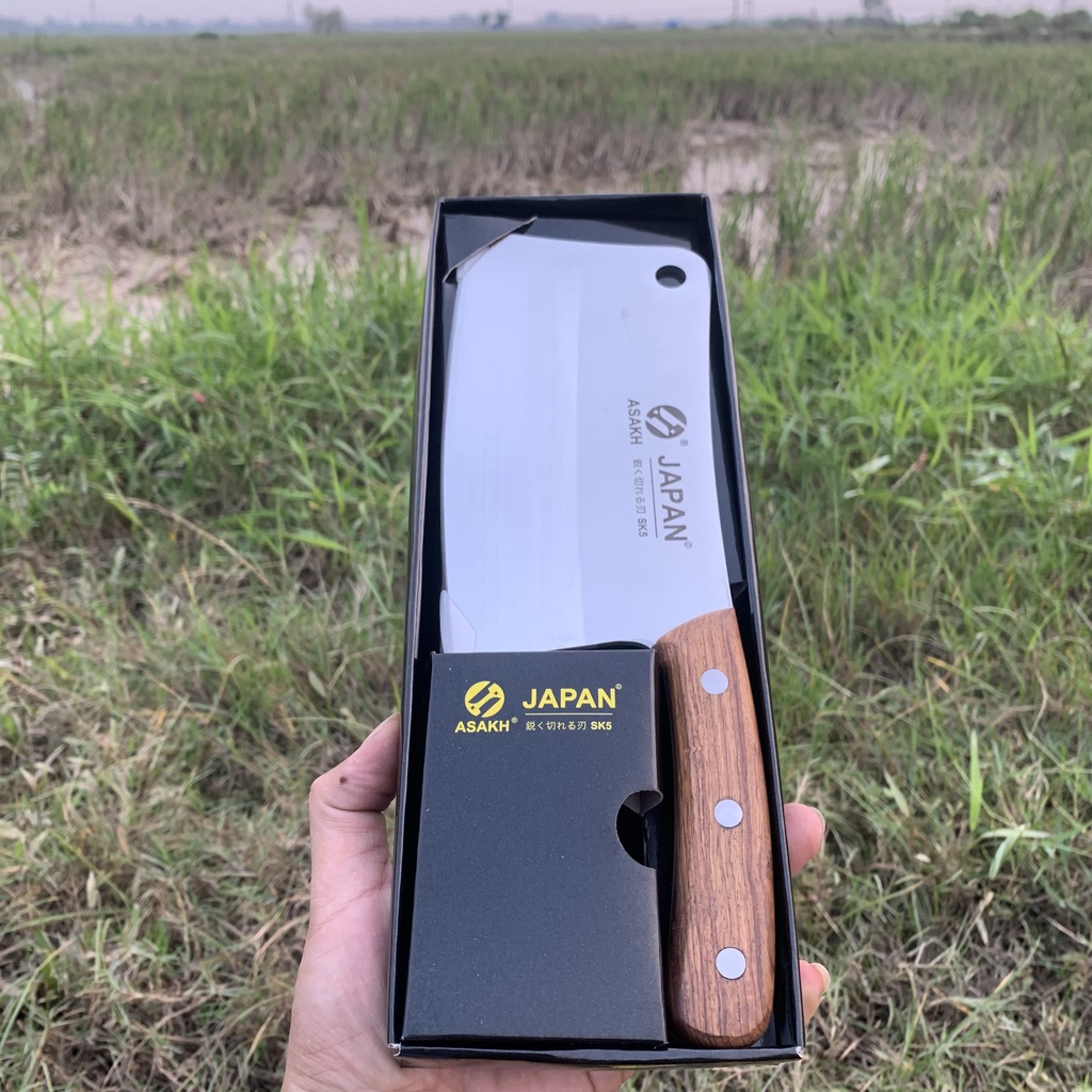 Bộ Dao Inox Nhật 6 Món Cao Cấp ,Bộ Giao 6 Món Kèm Khay Nhà Bếp Tiện Dụng