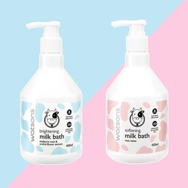 [ Chính Hãng ] (Sỉ = Lẻ) SỮA TẮM CON BÒ WASTON Milk Bath THÁI LAN 450ML