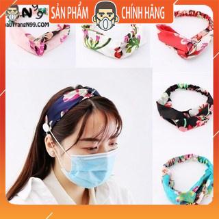 Băng đô cài tóc đeo khẩu trang chống đau tai chất lượng cao nhiều màu đẹp