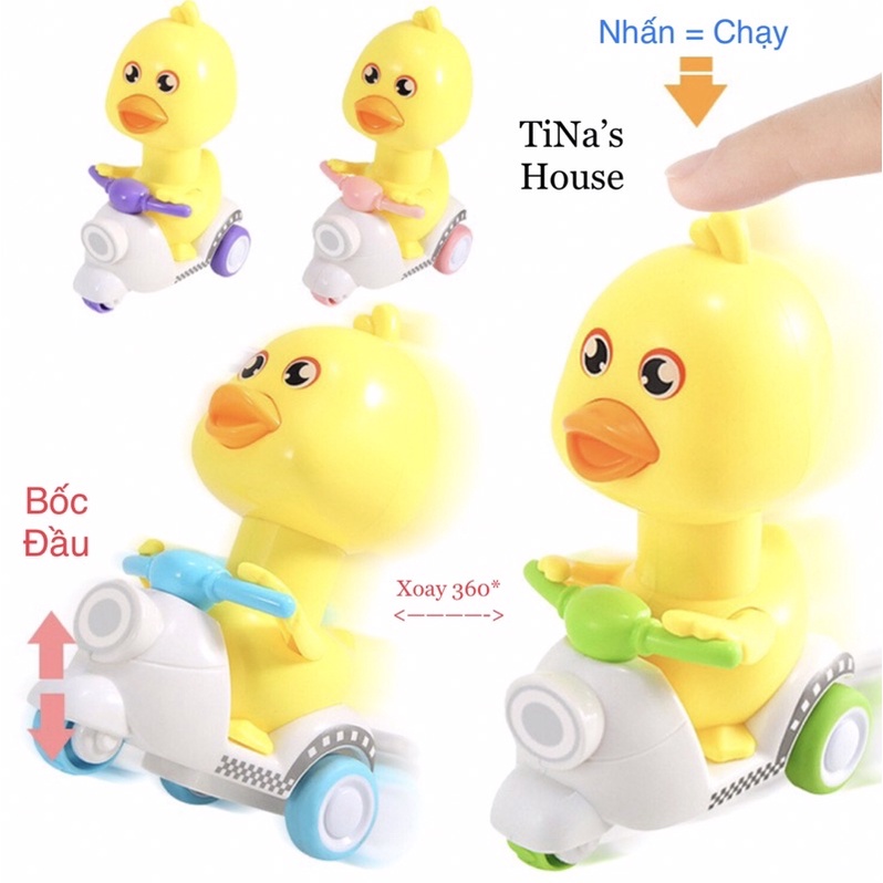 Đồ Chơi Chạy Cót / Chạy Đà Cho Bé, Thú Chạy Cót / Chạy Đà Đồ Chơi Bằng Nhựa ABS Màu Sắc Dễ Thương Cho Bé Trai Và Bé Gái…